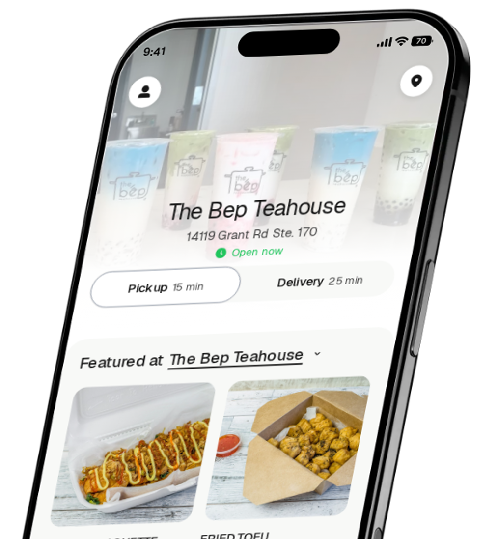 The Bep Teahouse app preview