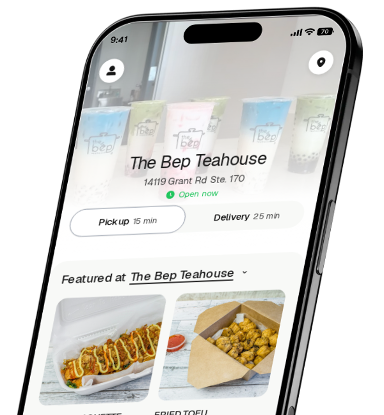 The Bep Teahouse app preview