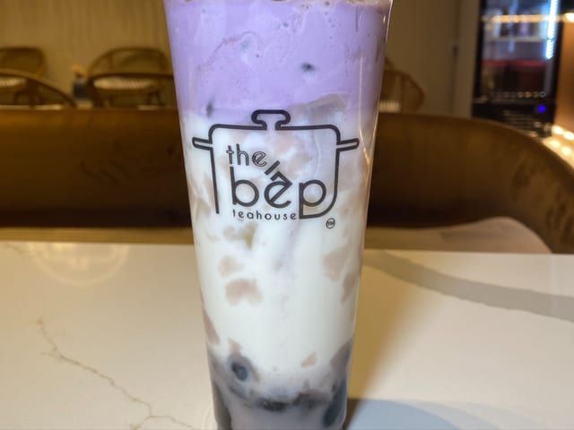 Taro Ube Fresh Milk.