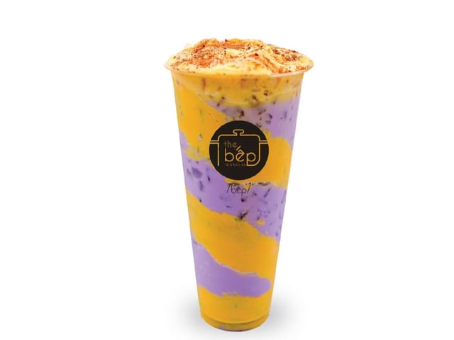 M3. Taro Ube Brûlée Milk Tea.