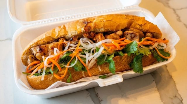 Grilled Chicken Banh Mi.