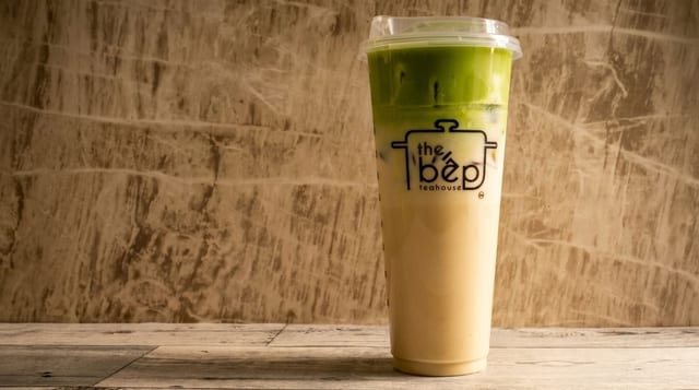 Jasmine Milk Tea Matcha Cream.