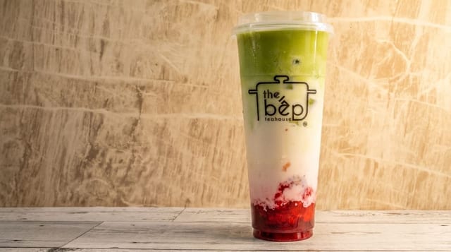 Strawberry Matcha Cream.