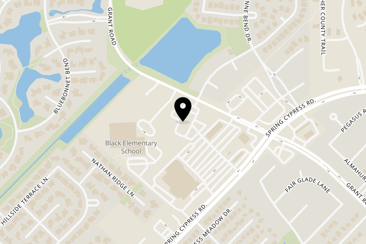 Map showing the location of The Bep Teahouse on 14119 Grant Rd Ste. 170 in Cypress